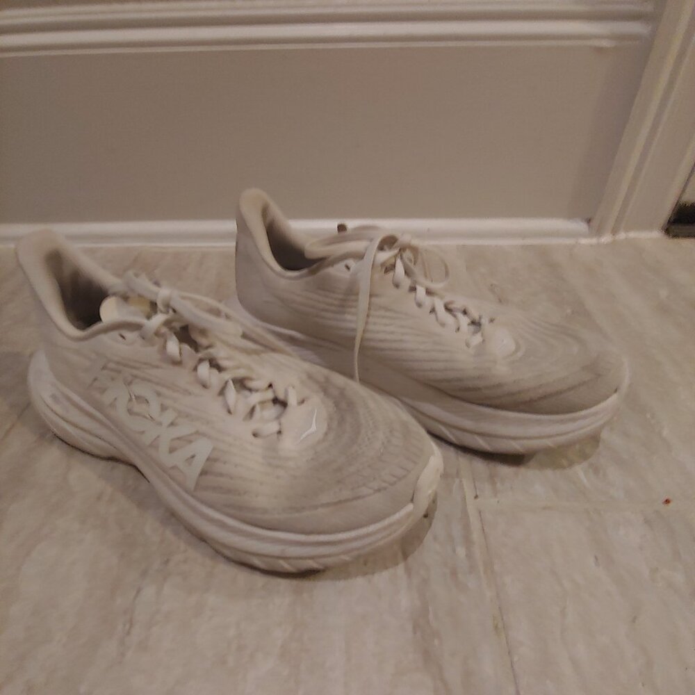 Hoka One One Mach 5 White Women's 9B Profly Running Shoe